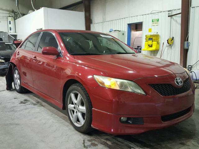 4T1BK46K18U065149 - 2008 TOYOTA CAMRY LE RED photo 1