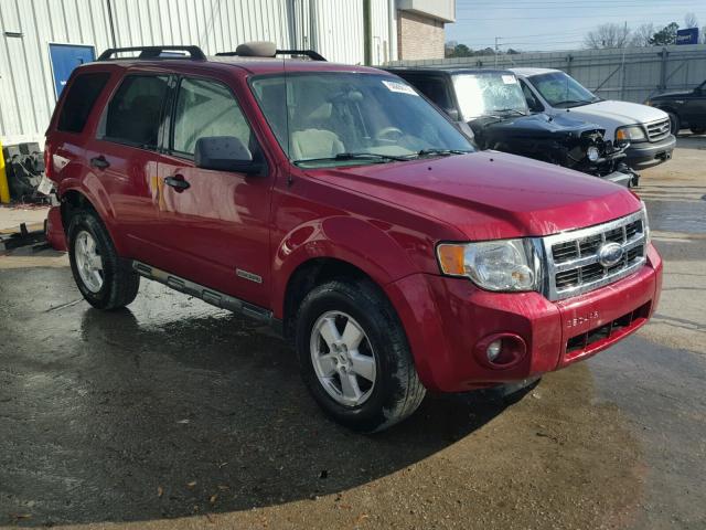 1FMCU03Z88KC13818 - 2008 FORD ESCAPE XLT RED photo 1