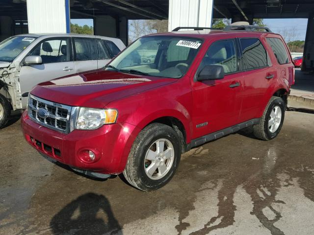 1FMCU03Z88KC13818 - 2008 FORD ESCAPE XLT RED photo 2