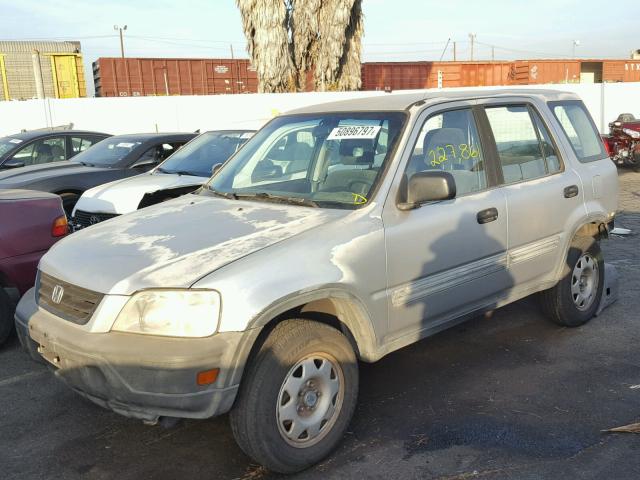 JHLRD28491S020528 - 2001 HONDA CR-V LX SILVER photo 2