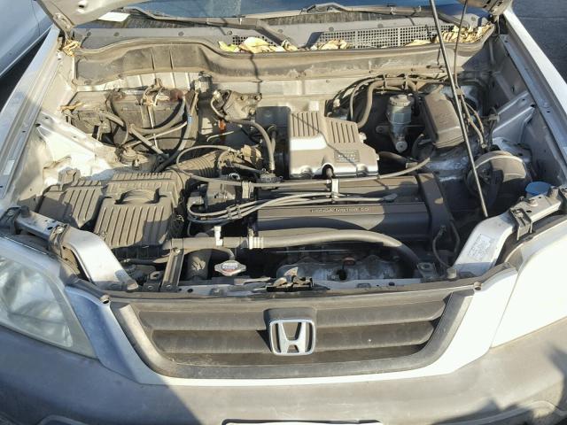 JHLRD28491S020528 - 2001 HONDA CR-V LX SILVER photo 7