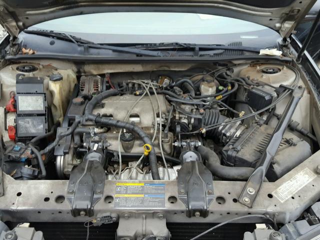 2G1WF52E759126196 - 2005 CHEVROLET IMPALA BLACK photo 7