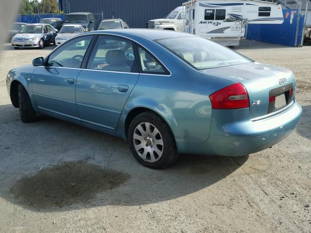 WAUBA24BXXN082634 - 1999 AUDI A6 2.8 QUA GREEN photo 3