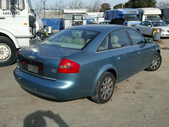 WAUBA24BXXN082634 - 1999 AUDI A6 2.8 QUA GREEN photo 4