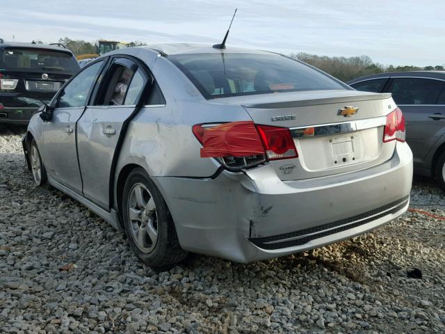 1G1PF5SC6C7357141 - 2012 CHEVROLET CRUZE LT SILVER photo 3