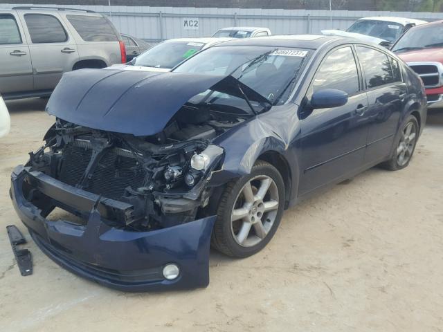 1N4BA41E55C841945 - 2005 NISSAN MAXIMA SE BLUE photo 2