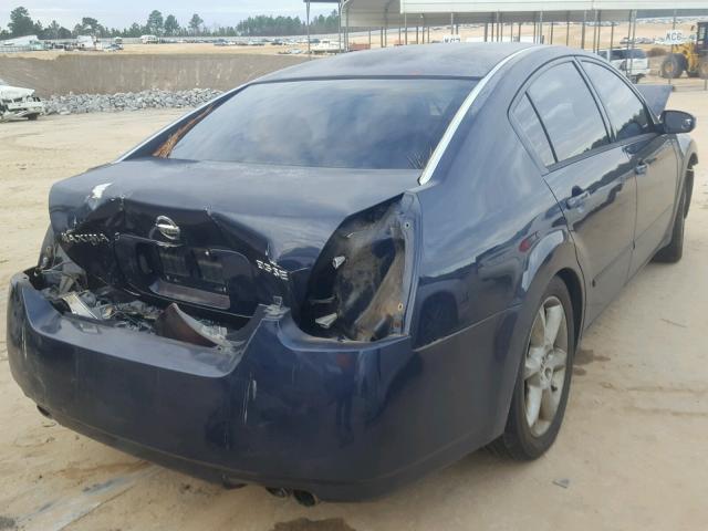 1N4BA41E55C841945 - 2005 NISSAN MAXIMA SE BLUE photo 4