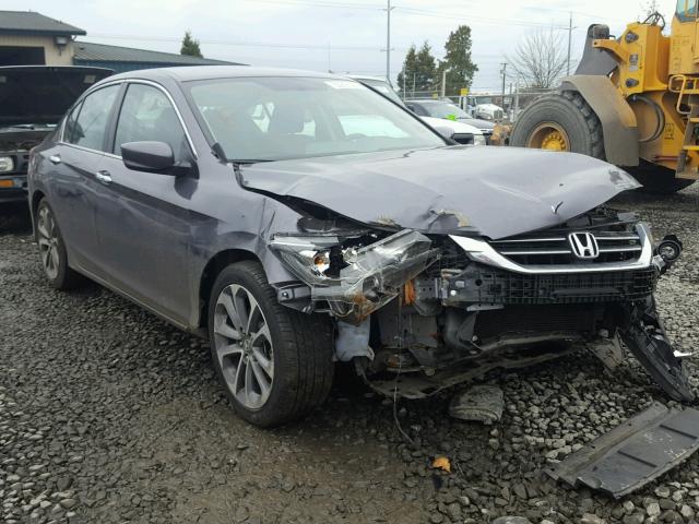 1HGCR2F59FA125262 - 2015 HONDA ACCORD SPO CHARCOAL photo 1