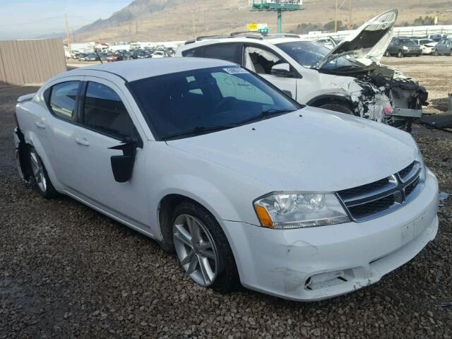 1C3CDZAG8DN617841 - 2013 DODGE AVENGER SE WHITE photo 1