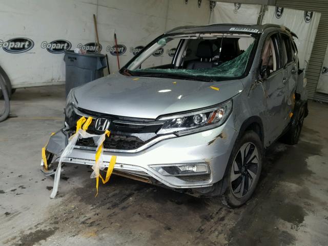 5J6RM3H97GL011791 - 2016 HONDA CR-V TOURI SILVER photo 2