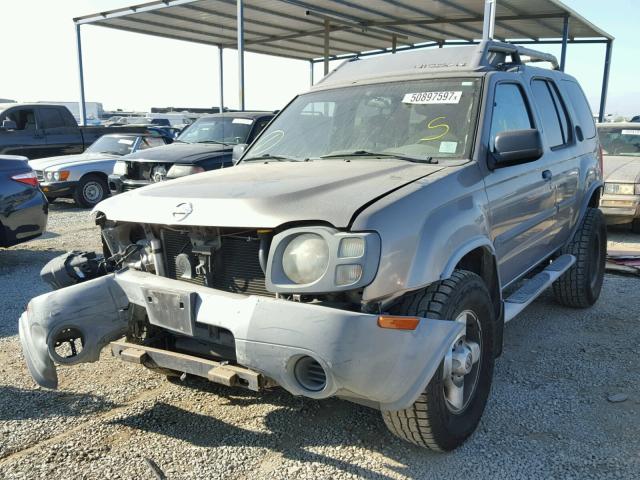 5N1ED28T13C703108 - 2003 NISSAN XTERRA XE GRAY photo 2