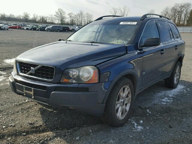 YV1CY59H841086972 - 2004 VOLVO XC90 BLUE photo 2