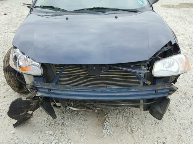 1B3EL46T55N642165 - 2005 DODGE STRATUS SX BLUE photo 7