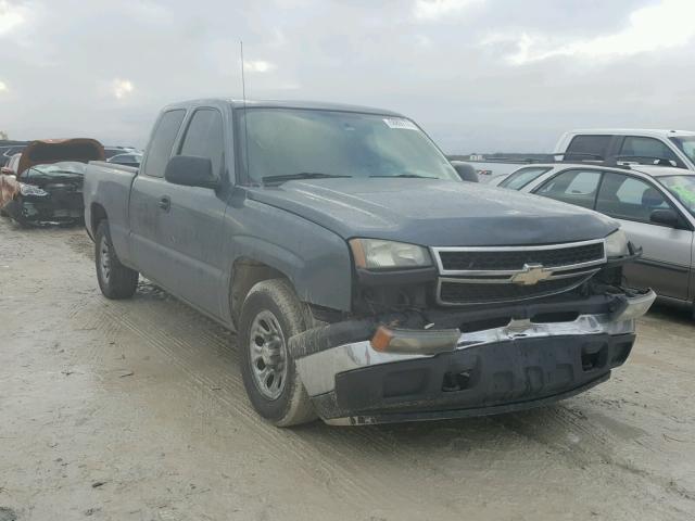 1GCEC19X76Z150730 - 2006 CHEVROLET SILVERADO BLUE photo 1