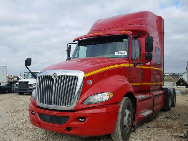 3HSDJSJR2DN179055 - 2013 INTERNATIONAL PROSTAR RED photo 2