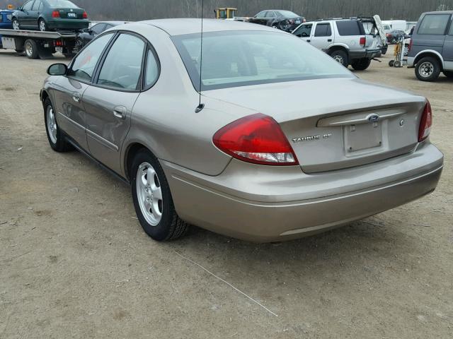 1FAFP53U76A108688 - 2006 FORD TAURUS SE TAN photo 3