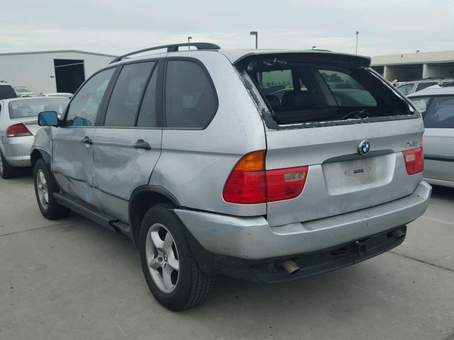 WBAFA53501LM73020 - 2001 BMW X5 3.0I SILVER photo 3