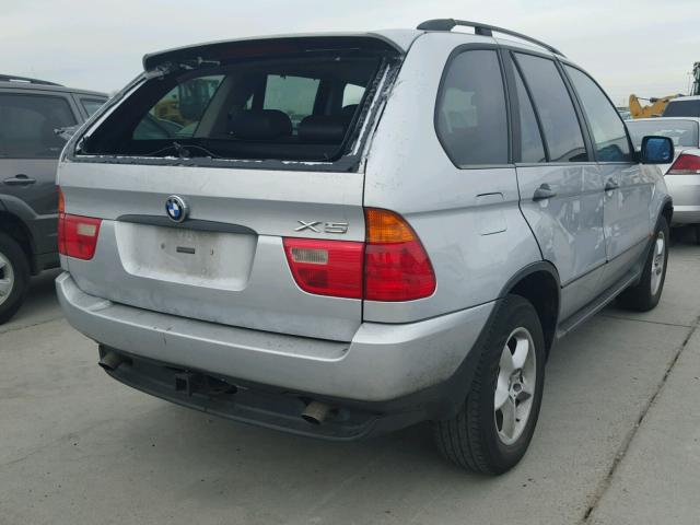 WBAFA53501LM73020 - 2001 BMW X5 3.0I SILVER photo 4