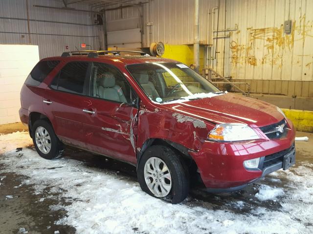 2HNYD18623H533614 - 2003 ACURA MDX TOURIN RED photo 1