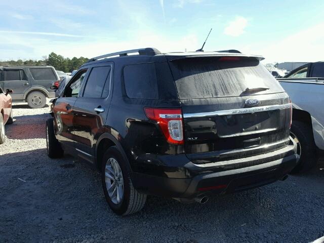 1FMHK7D87BGA53726 - 2011 FORD EXPLORER X BLACK photo 3