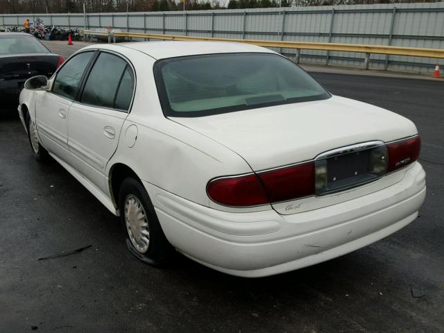 1G4HP52K334140305 - 2003 BUICK LESABRE CU WHITE photo 3