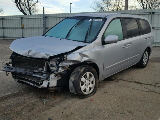 KNDMB233166033639 - 2006 KIA SEDONA EX SILVER photo 2