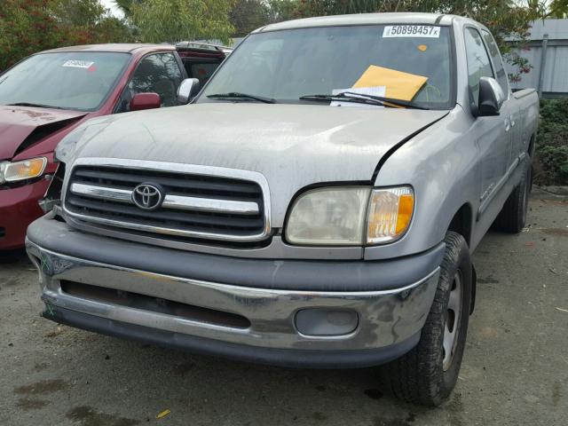 5TBRN34182S271474 - 2002 TOYOTA TUNDRA ACC SILVER photo 2