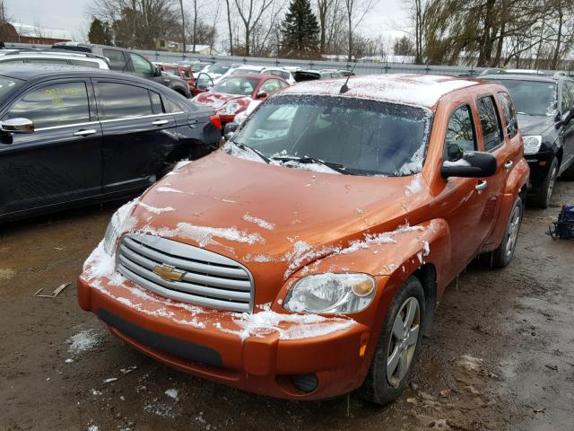 3GNDA13D77S547991 - 2007 CHEVROLET HHR LS Naranja foto 2