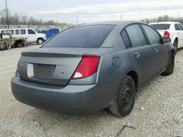 1G8AJ52F94Z155352 - 2004 SATURN ION LEVEL GRAY photo 4