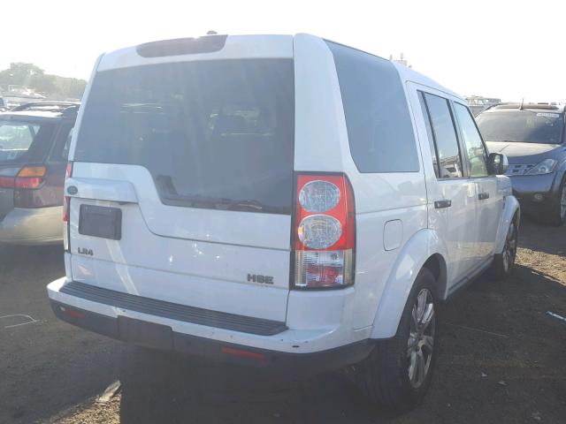 SALAK2D45DA658395 - 2013 LAND ROVER LR4 HSE LU WHITE photo 4