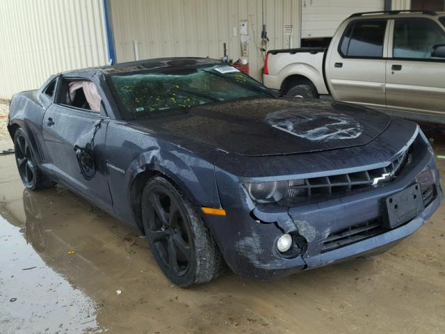 2G1FC1E32D9237152 - 2013 CHEVROLET CAMARO LT BLUE photo 1