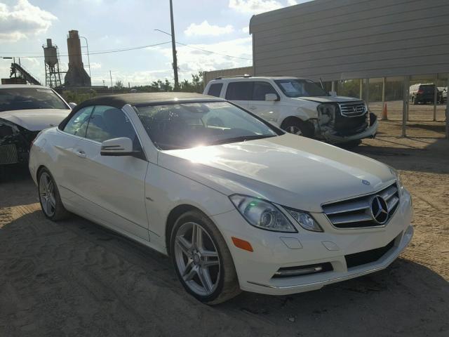 WDDKK5KF6CF144676 - 2012 MERCEDES-BENZ E 350 WHITE photo 1