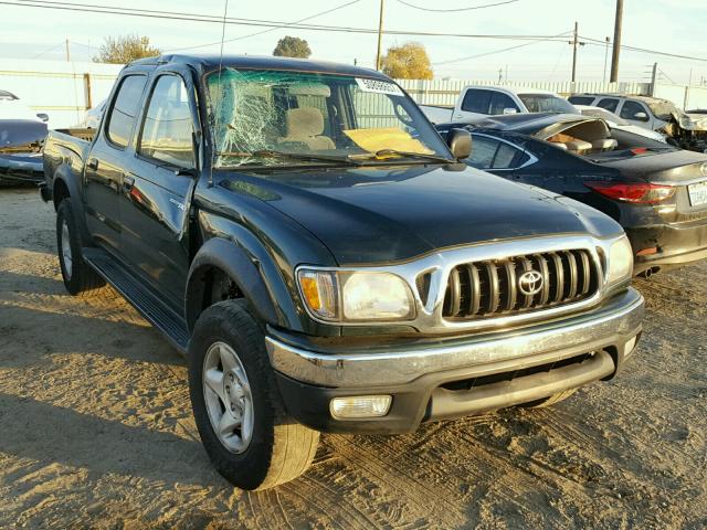 5TEGN92N73Z234945 - 2003 TOYOTA TACOMA DOU GREEN photo 1