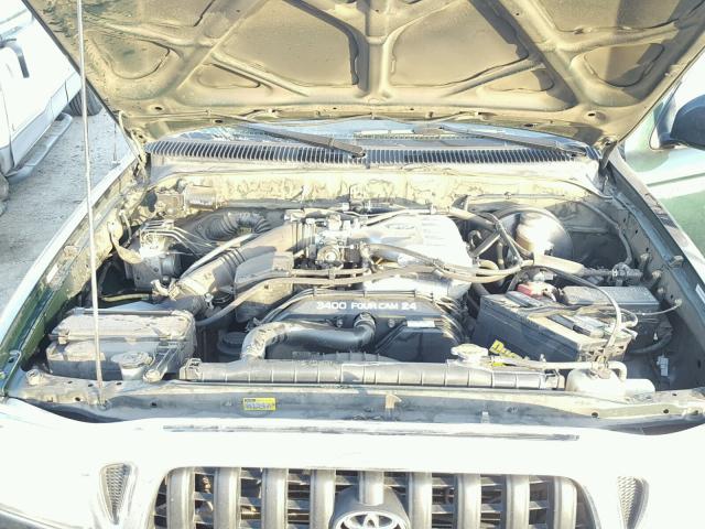 5TEGN92N73Z234945 - 2003 TOYOTA TACOMA DOU GREEN photo 7