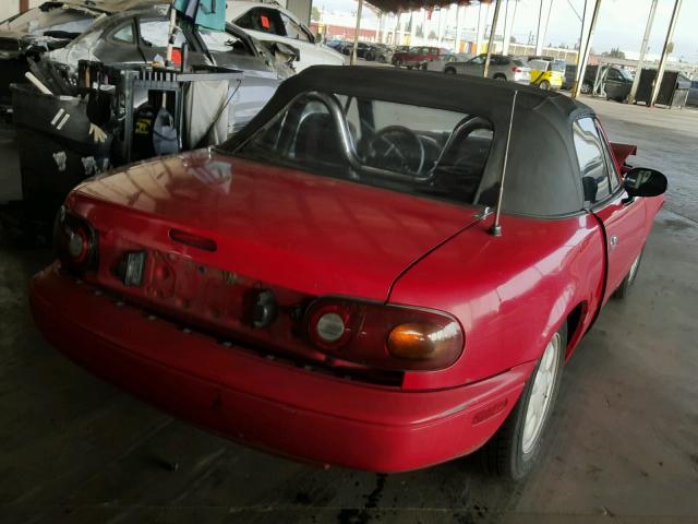 JM1NA3518N0328957 - 1992 MAZDA MX-5 MIATA RED photo 4