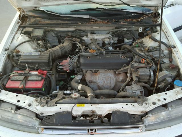 JHMCB7658MC060002 - 1991 HONDA ACCORD LX WHITE photo 7