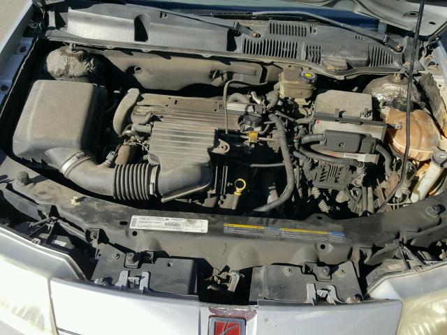 1G8AG52F43Z139959 - 2003 SATURN ION LEVEL SILVER photo 7
