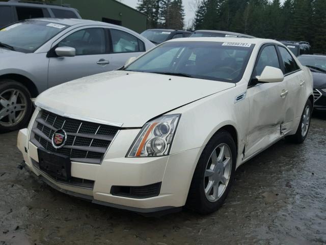 1G6DV57V980213528 - 2008 CADILLAC CTS HI FEA WHITE photo 2