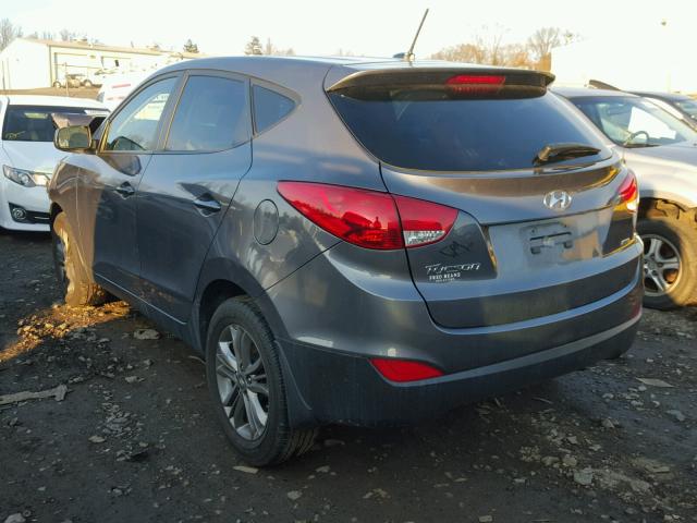 KM8JTCAF0EU823684 - 2014 HYUNDAI TUCSON GLS GRAY photo 3