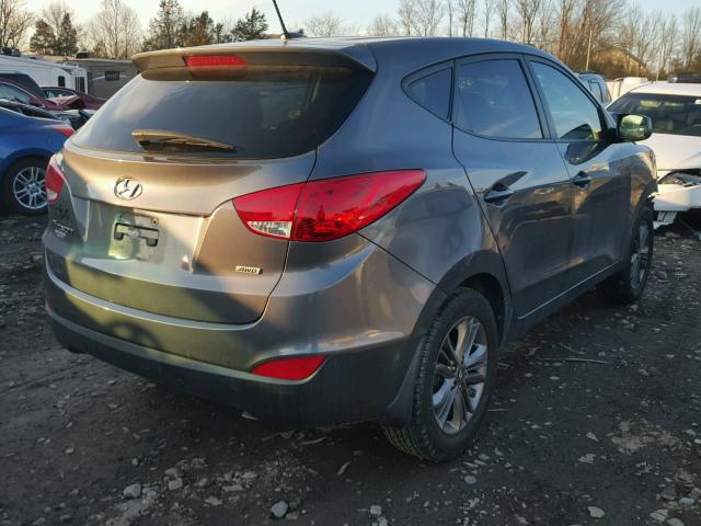 KM8JTCAF0EU823684 - 2014 HYUNDAI TUCSON GLS GRAY photo 4