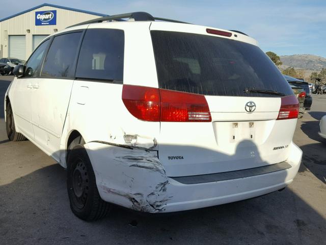 5TDZA23C65S294790 - 2005 TOYOTA SIENNA CE WHITE photo 3