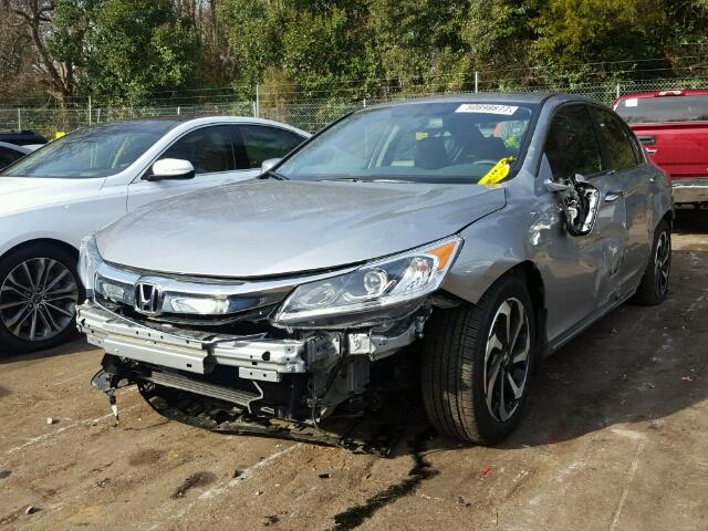 1HGCR2F88GA133879 - 2016 HONDA ACCORD EXL SILVER photo 2