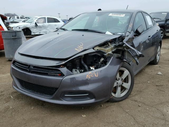 1C3CDFBB1FD378787 - 2015 DODGE DART SXT GRAY photo 2