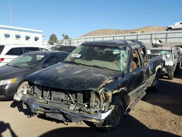 2GTEK19T631284228 - 2003 GMC NEW SIERRA GREEN photo 2