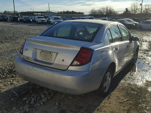 1G8AF52F95Z103805 - 2005 SATURN ION LEVEL SILVER photo 4