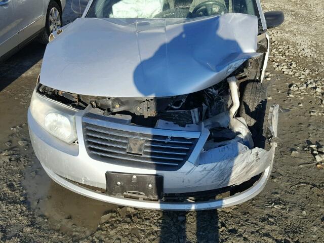 1G8AF52F95Z103805 - 2005 SATURN ION LEVEL SILVER photo 9