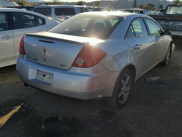 1G2ZH57N394113479 - 2009 PONTIAC G6 GT SILVER photo 4