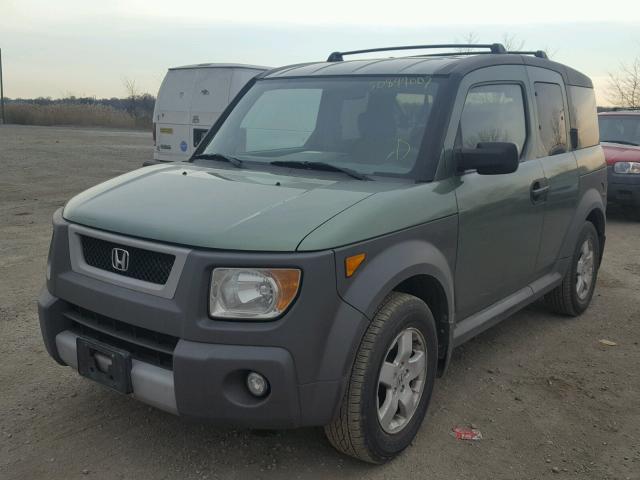 5J6YH27605L027068 - 2005 HONDA ELEMENT EX GREEN photo 2