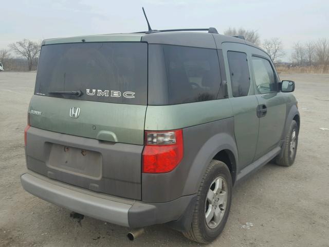 5J6YH27605L027068 - 2005 HONDA ELEMENT EX GREEN photo 4