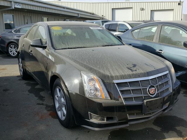 1G6DM577380117026 - 2008 CADILLAC CTS BLACK photo 1